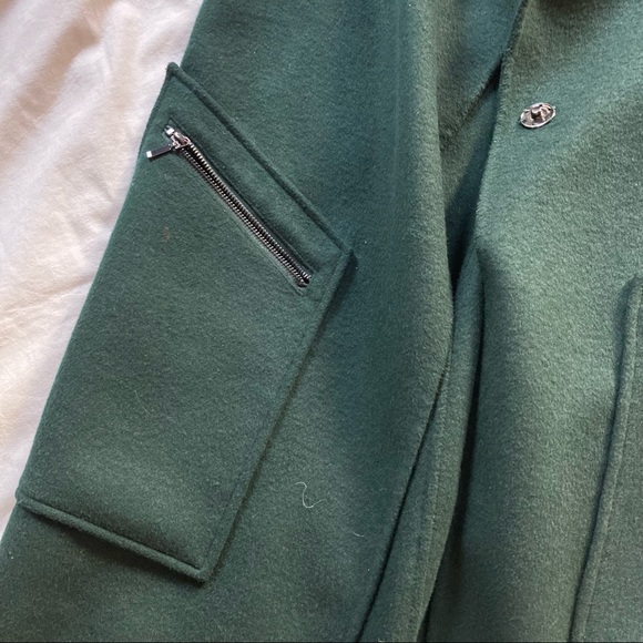 Mango Handmade Wool Blend Gilet Coat Vest 40” - Picture 8 of 8